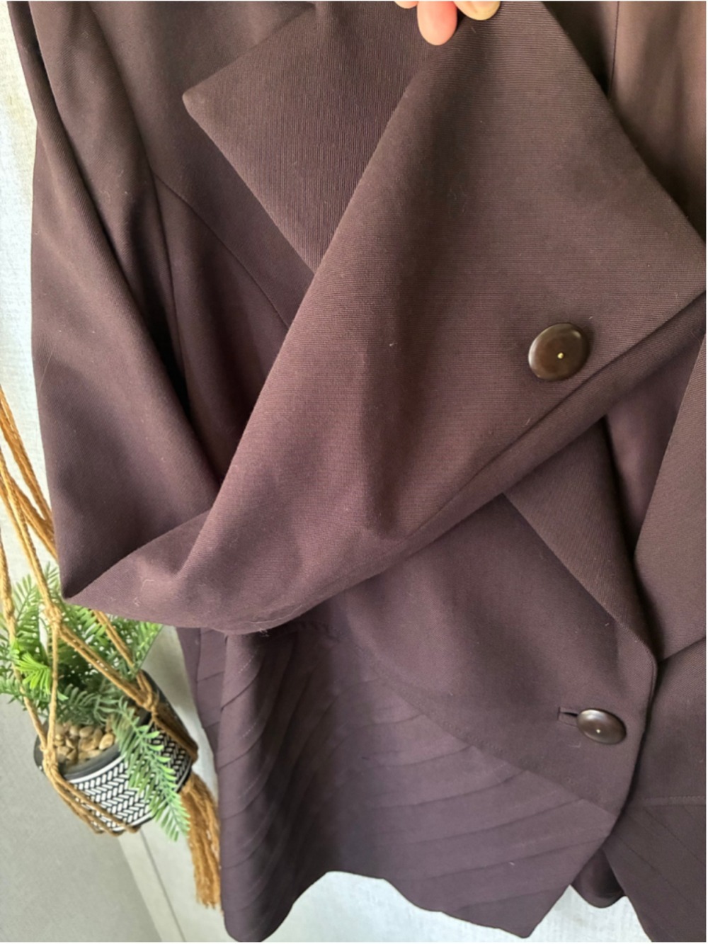 Austin Reed Brown Worsted Wool Blazer Women's 20W - Picture 3 of 6
